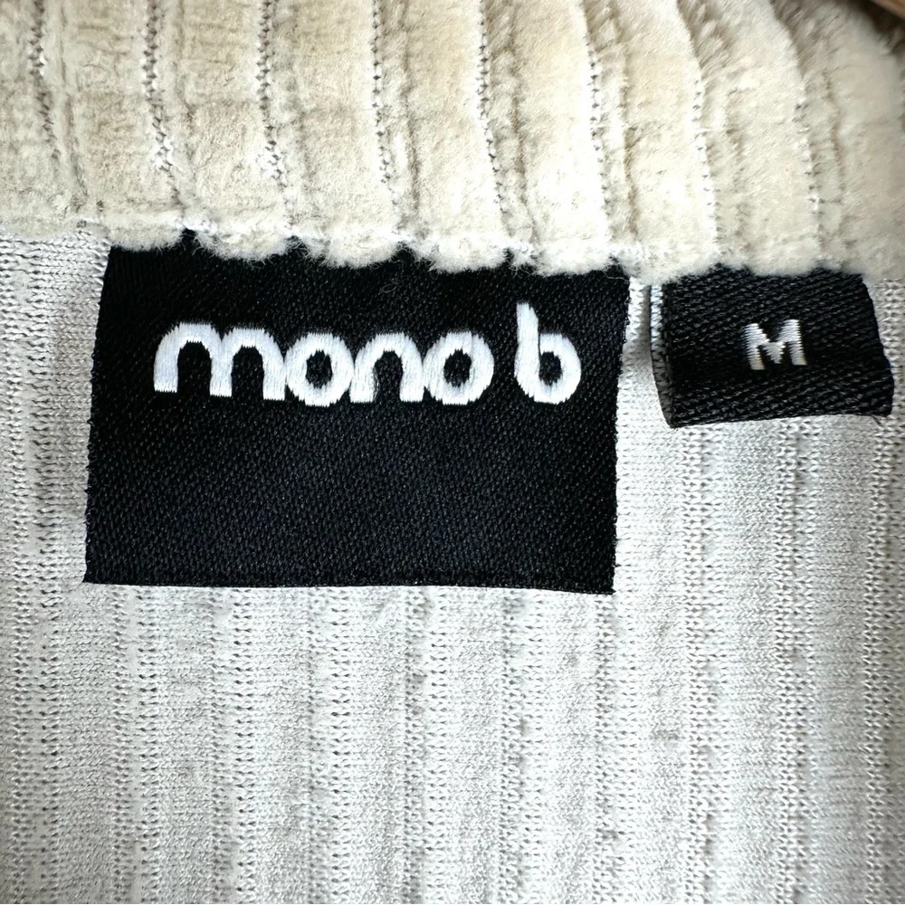 Mono B Corduroy Cropped Jacket Oversized - Picture 4 of 9